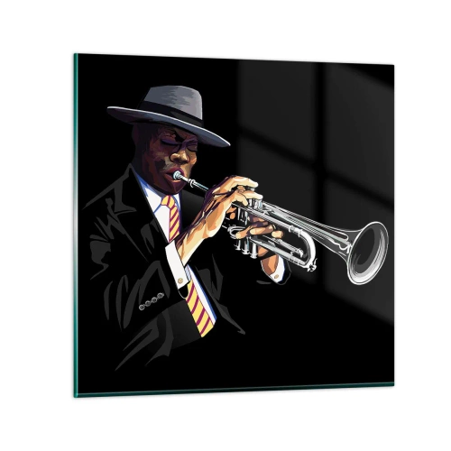 Quadro su vetro - Il fascino della Old School - 30x30 cm