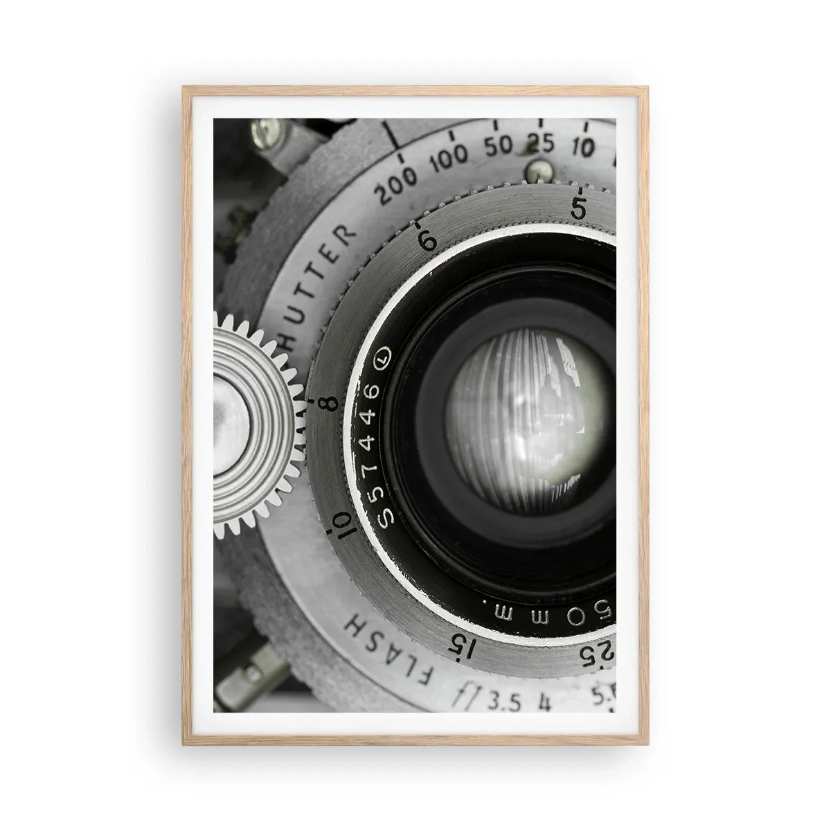 Poster in cornice rovere chiaro - Racconto su Hollywood - 70x100 cm