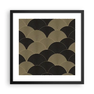 Poster in cornice nera - Unità nella molteplicità - 40x40 cm