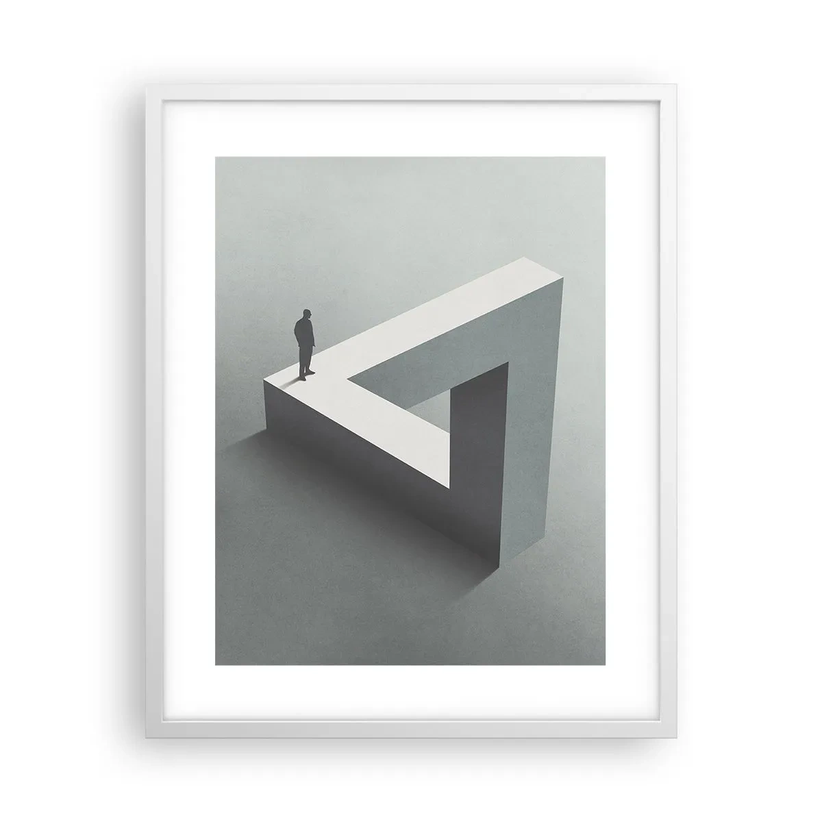 Poster in cornice bianca - Eppure è possibile - 40x50 cm