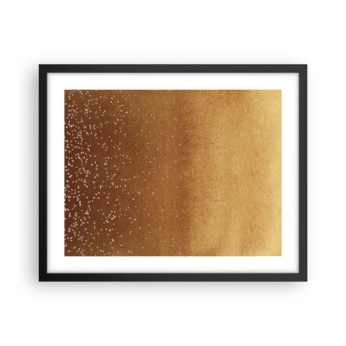 Poster in cornice nera - La nascita della luce - 50x40 cm