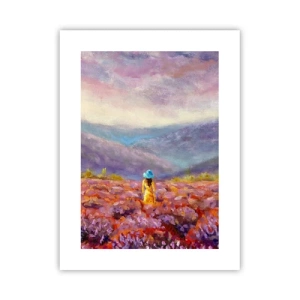 Poster - Nel mondo di lavanda - 30x40 cm