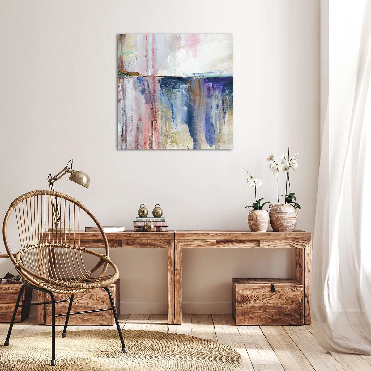 Quadro su tela - Stampe su Tela - Impressioni e suggestioni colorate - 40x40 cm