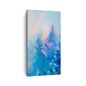 Quadro su tela - Stampe su Tela - Astrazione invernale - 45x80 cm