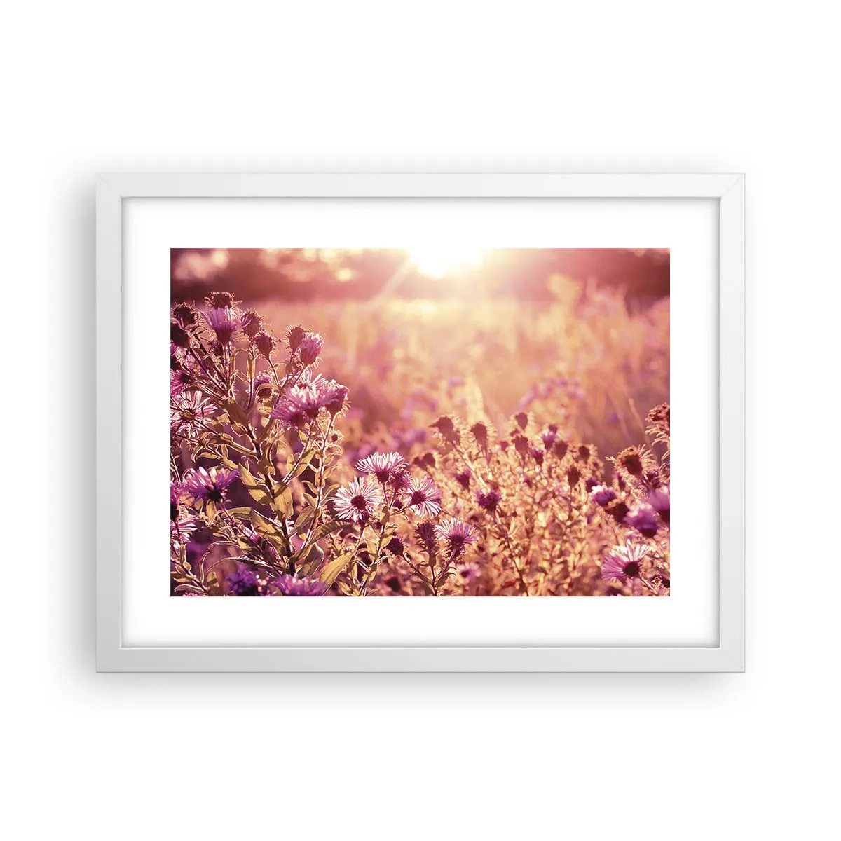 Poster in cornice bianca - Prima della fine dell'estate - 40x30 cm