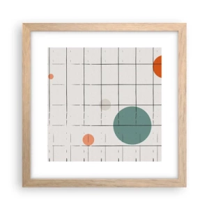 Poster in cornice rovere chiaro - Prigionieri. Noi o loro? - 30x30 cm