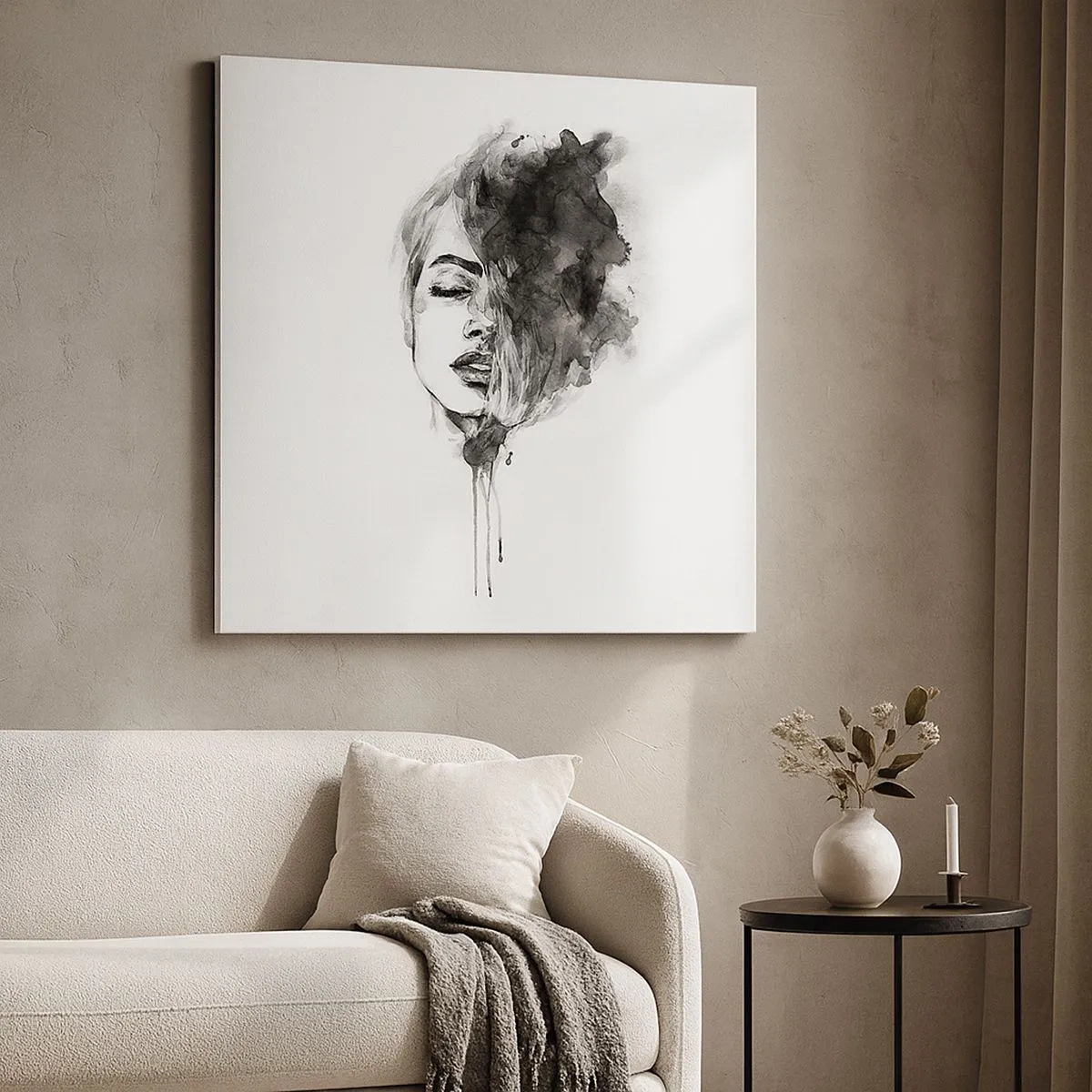 Quadro su tela - Stampe su Tela - Cosa sogna la ragazza - 30x30 cm