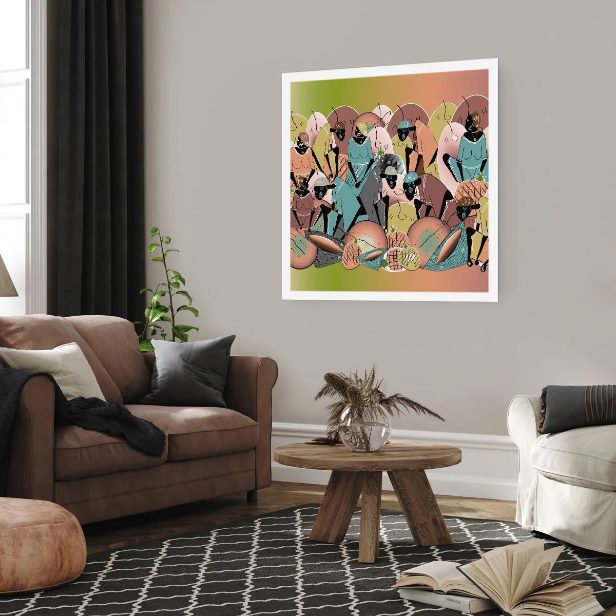 Poster - Arriva la grande festa - 50x50 cm