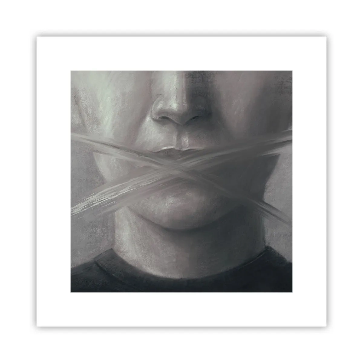 Poster - Neanche una parola - 30x30 cm
