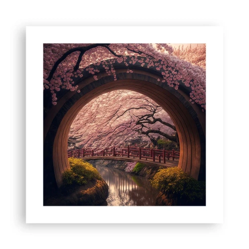 Poster - Primavera giapponese - 40x40 cm