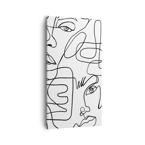 Quadro su tela - Stampe su Tela - Emozioni intrecciate - 55x100 cm