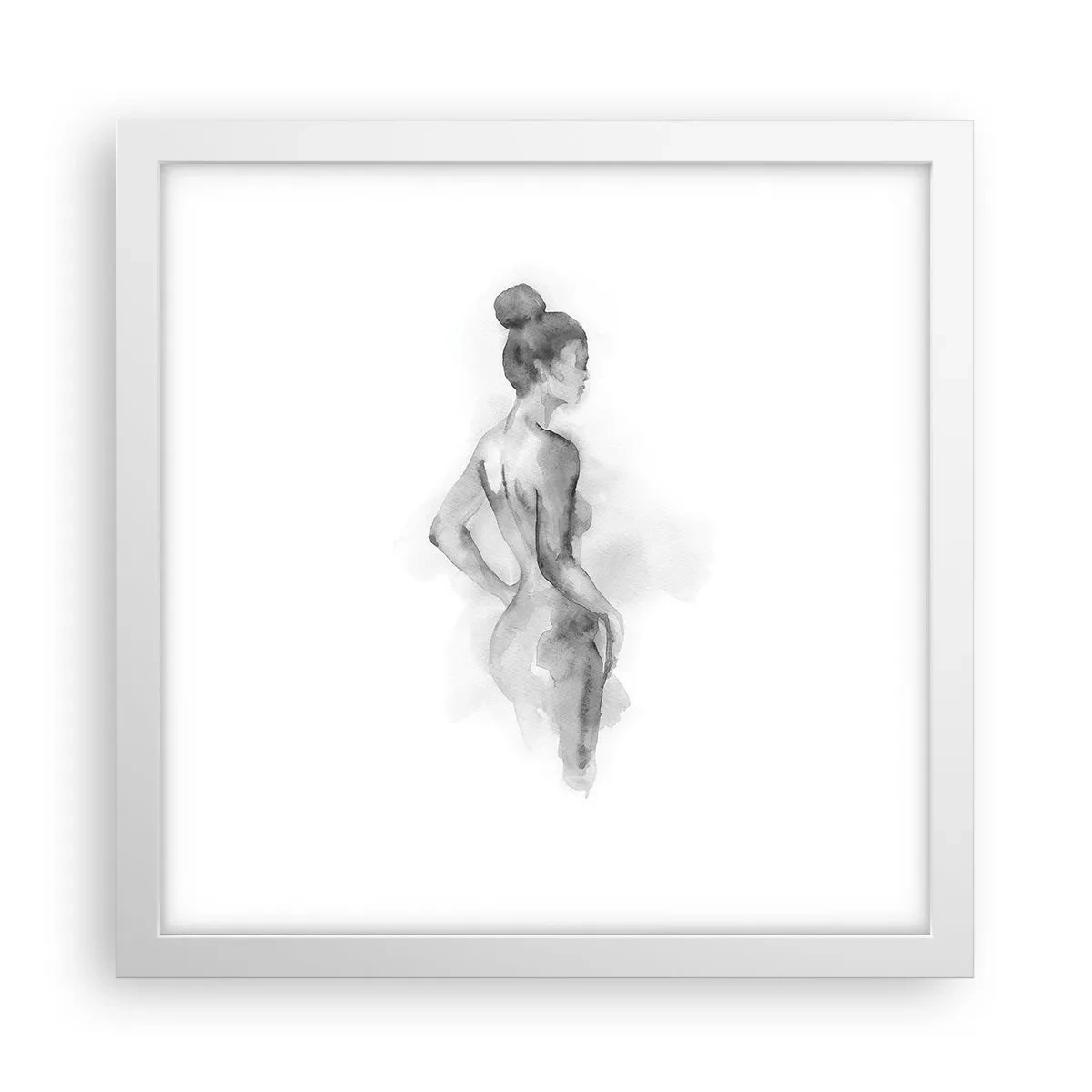 Poster in cornice bianca - Bella come un quadro - 30x30 cm