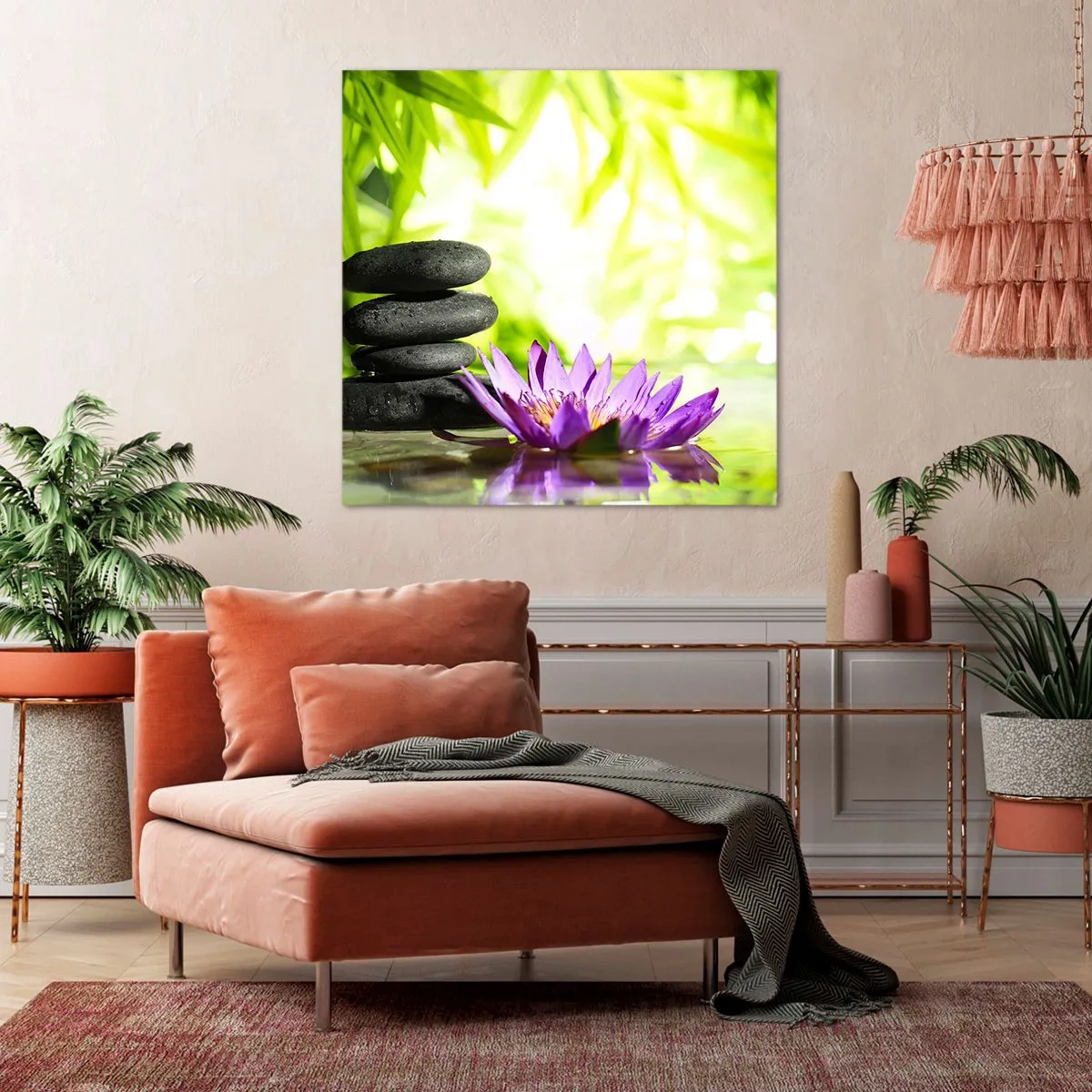 Quadro su tela - Stampe su Tela - In un cespuglio di bambù - 40x40 cm