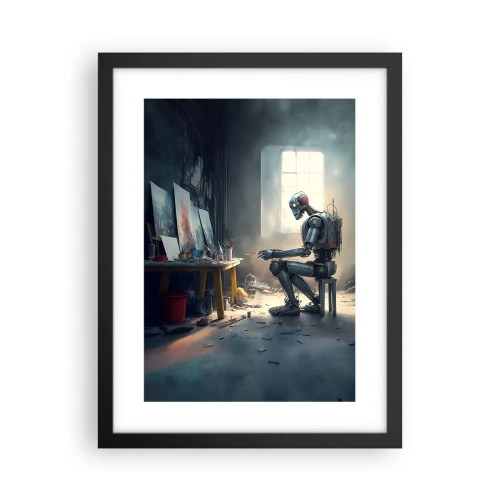 Poster in cornice nera - Atto creativo - 30x40 cm