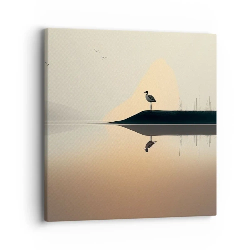 Quadro su tela - Stampe su Tela - Il signore del lago - 40x40 cm