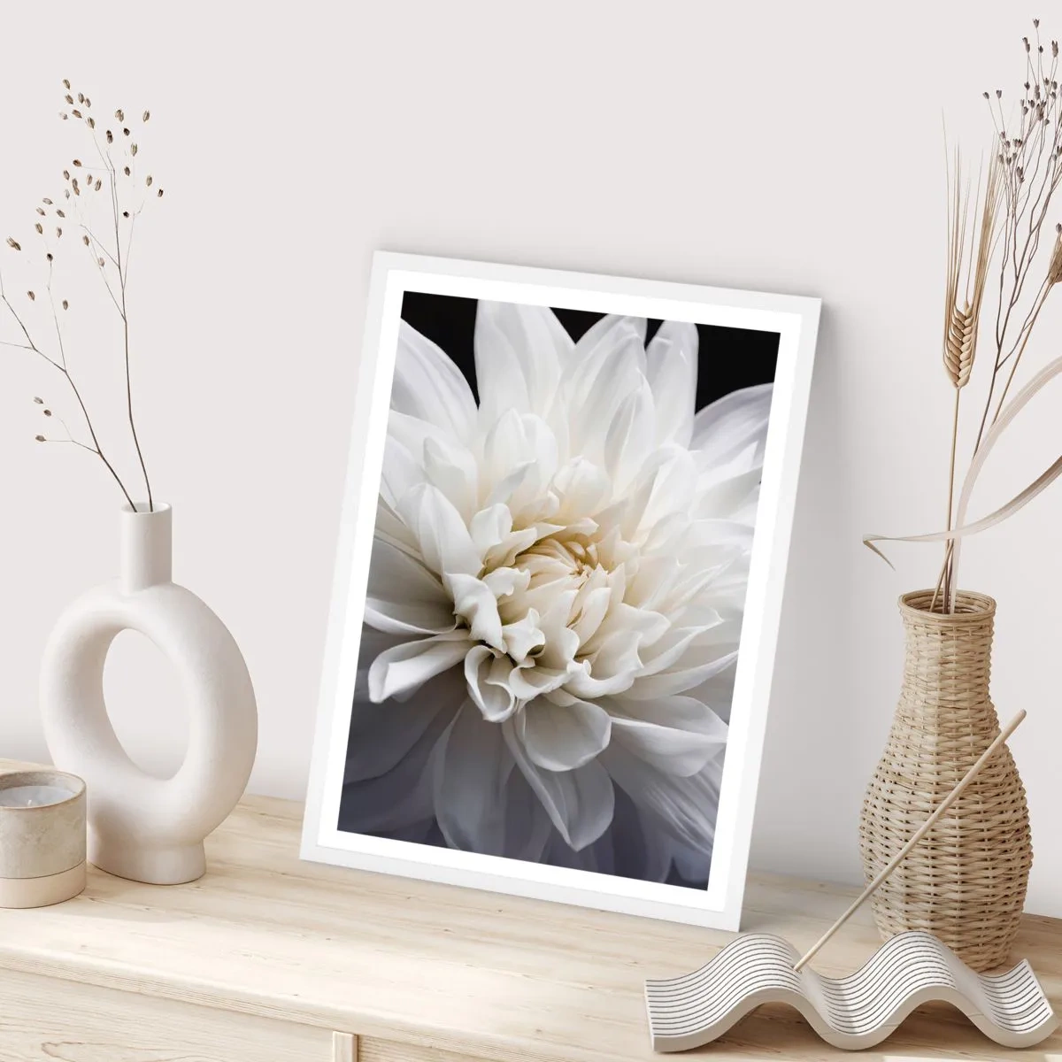 Poster in cornice bianca - Il mattino della sposa - 61x91 cm
