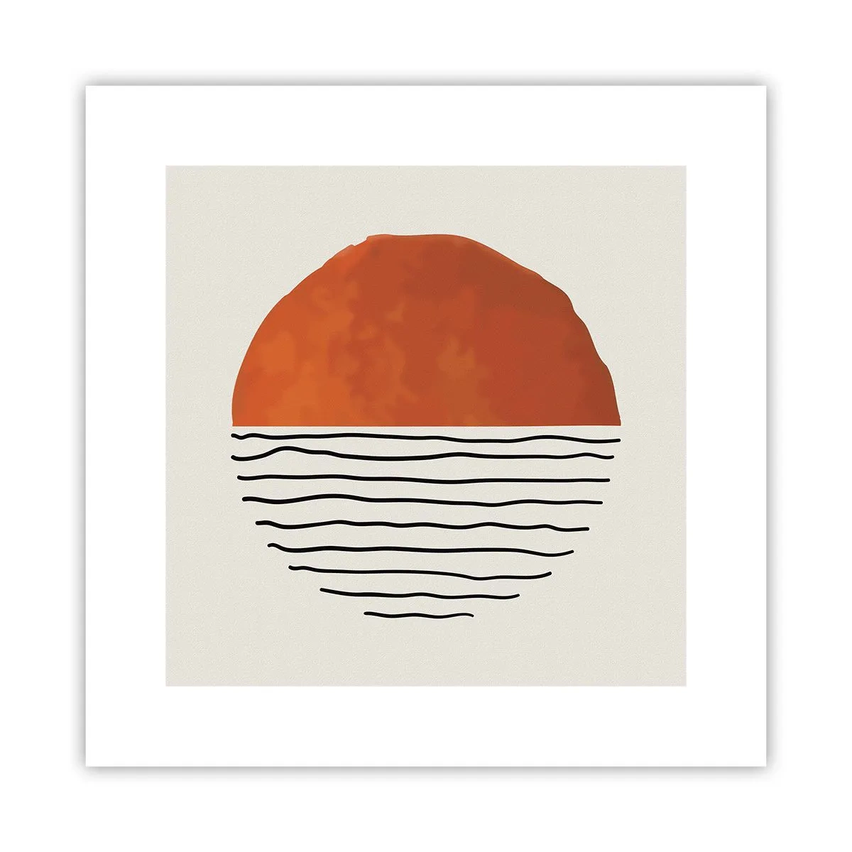 Poster - Atmosfera giapponese - 30x30 cm