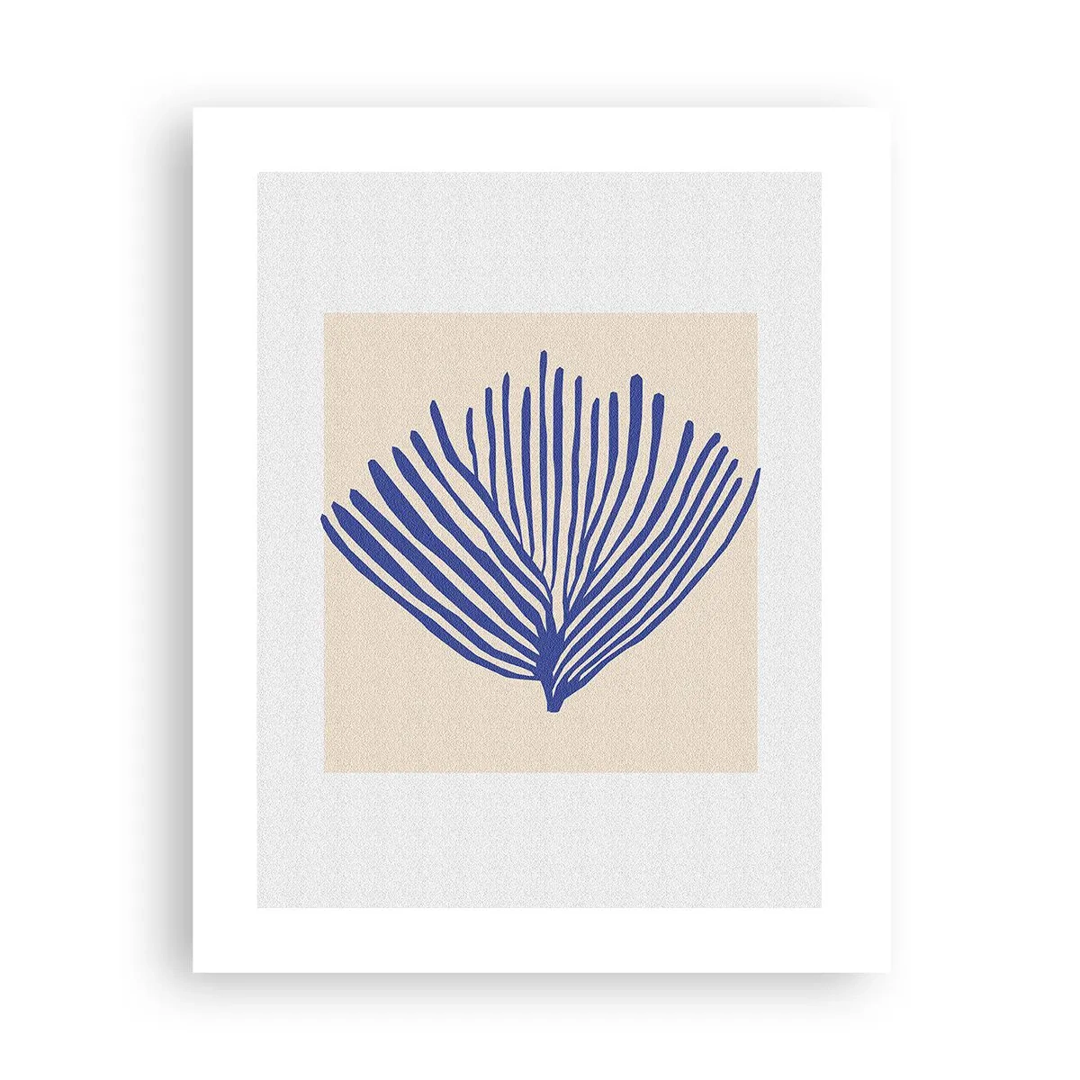 Poster - Ventaglio blu - 40x50 cm