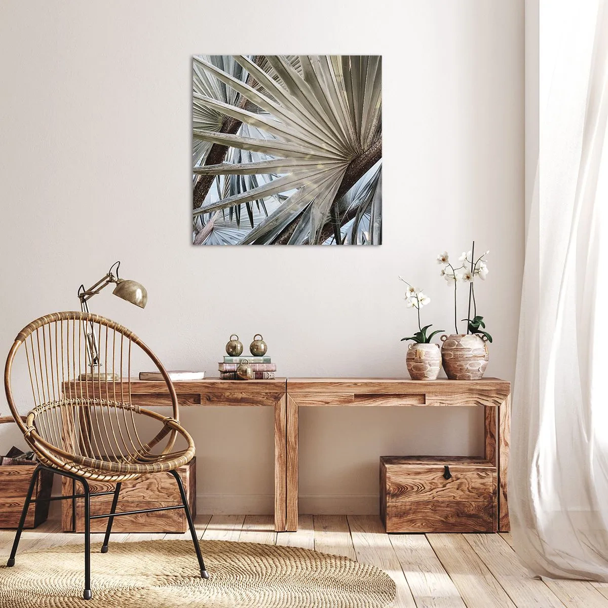 Quadro su tela - Stampe su Tela - Ventagli dei tropici - 60x60 cm