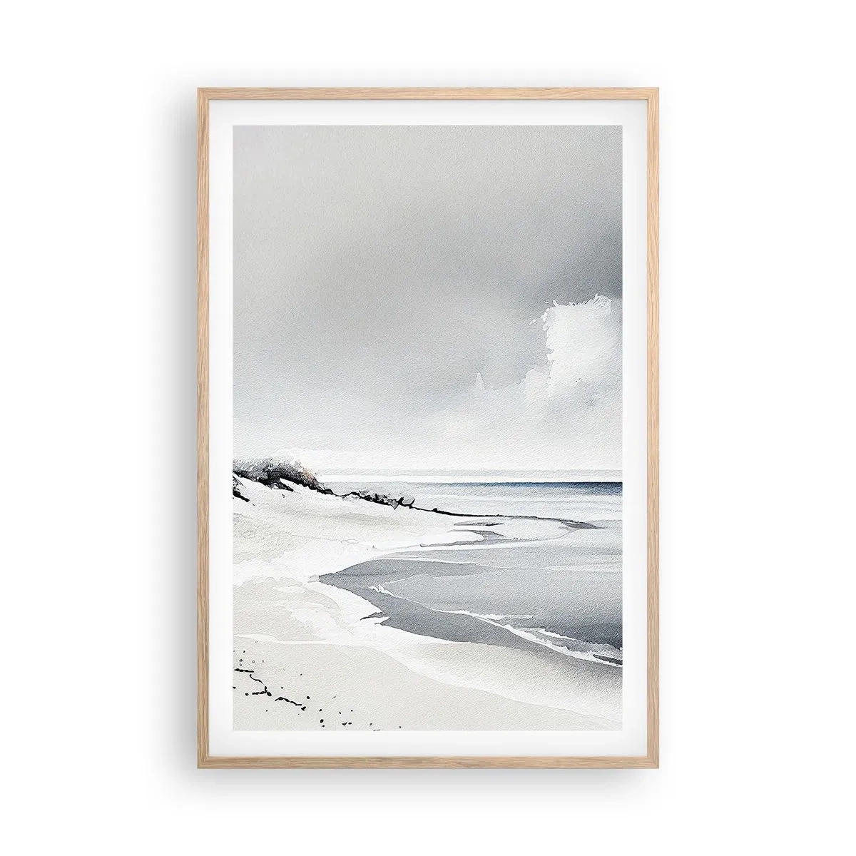 Poster in cornice rovere chiaro - Insieme da sempre - 61x91 cm