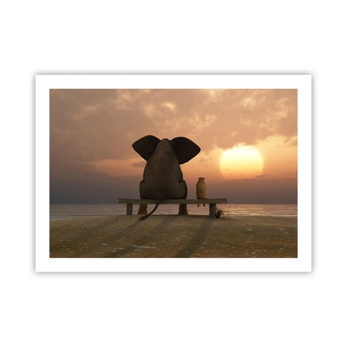 Poster - A volte bisogna tacere - 70x50 cm