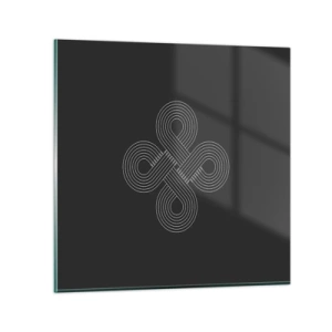 Quadro su vetro - Nello spirito celtico - 40x40 cm