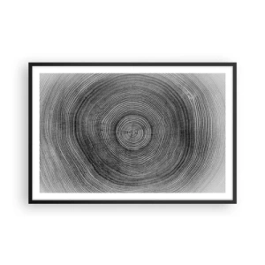 Poster in cornice nera - I segni del tempo - 91x61 cm