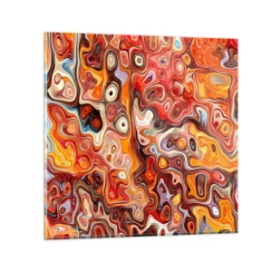 Quadro su vetro - Come se le noci si sciogliessero nel miele - 70x70 cm