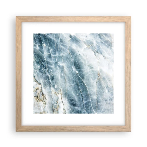 Poster in cornice rovere chiaro - Mondo di ghiaccio - 30x30 cm