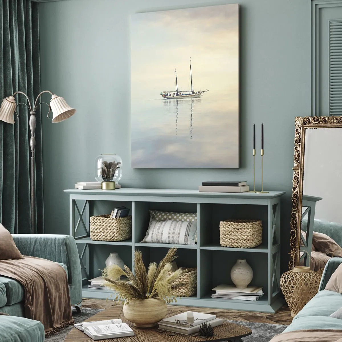 Quadro su tela - Stampe su Tela - Silenzio in mare - 55x100 cm