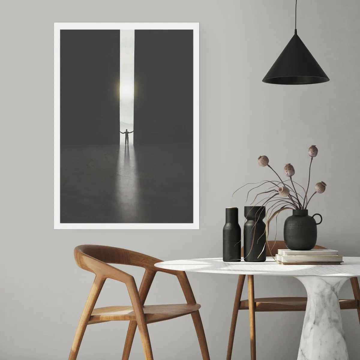 Poster - Un passo verso un chiaro futuro - 61x91 cm