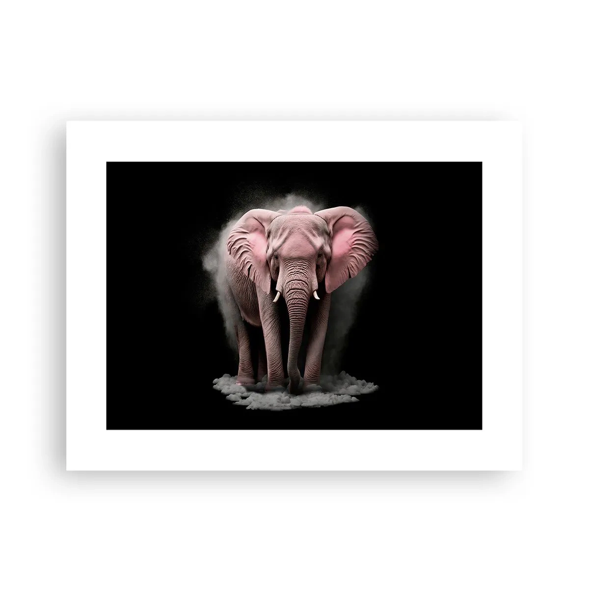 Poster - Non pensare all'elefante rosa! - 40x30 cm