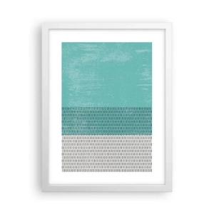 Poster in cornice bianca - Composizione equilibrata - 30x40 cm