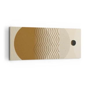 Quadro su tela - Stampe su Tela - Sull'origine delle figure geometriche - 100x40 cm