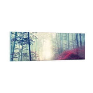 Quadro su vetro - Come è bello alzarsi all'alba - 90x30 cm