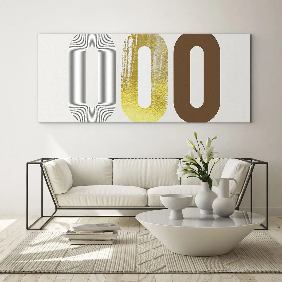 Quadro su vetro - Ohh! - 100x40 cm