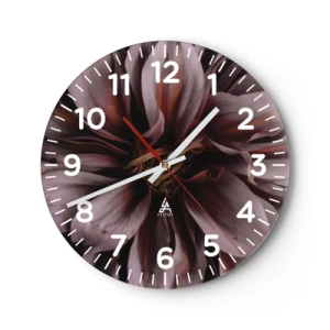 Orologio da parete - Orologio in Vetro - Cuore d'aprile - 30x30 cm