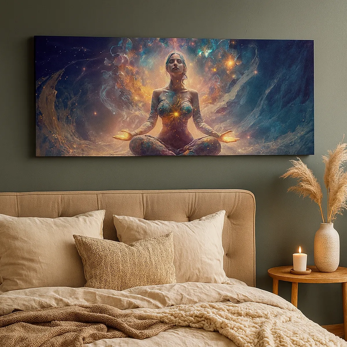 Quadro su tela - Stampe su Tela - Un flusso di energia buona - 30x30 cm