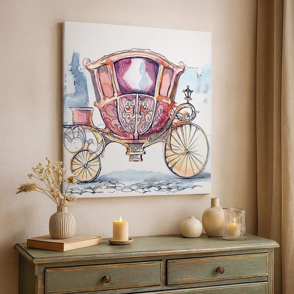 Quadro su tela - Stampe su Tela - Al matrimonio o al ballo? - 30x30 cm