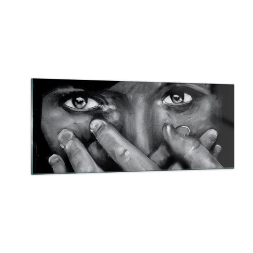 Quadro su vetro - Non dico chi l'ha dipinto - 100x40 cm