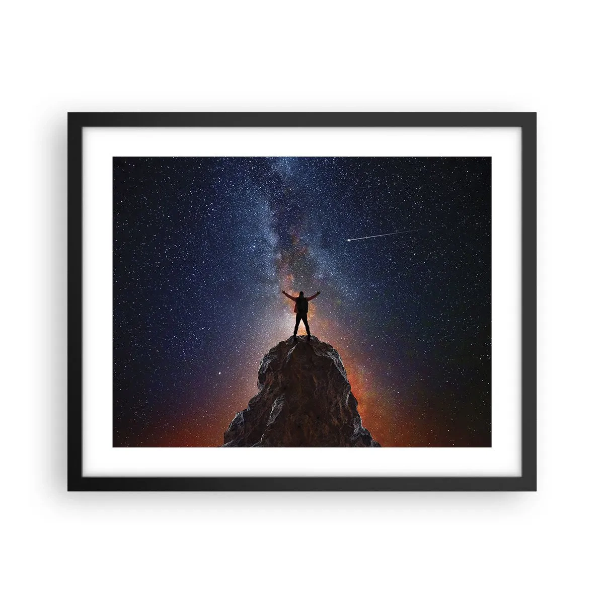 Poster in cornice nera - La forza è con me! - 50x40 cm