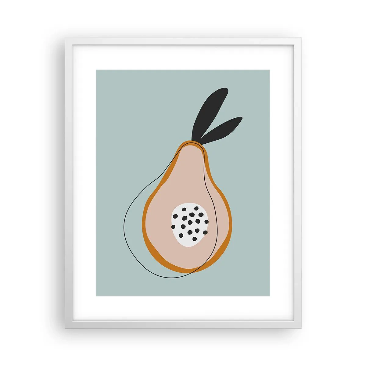 Poster in cornice bianca - Penetrare la natura delle cose - 40x50 cm