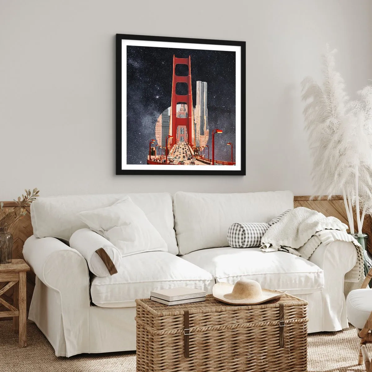 Poster in cornice nera - Sempre al centro - 30x30 cm