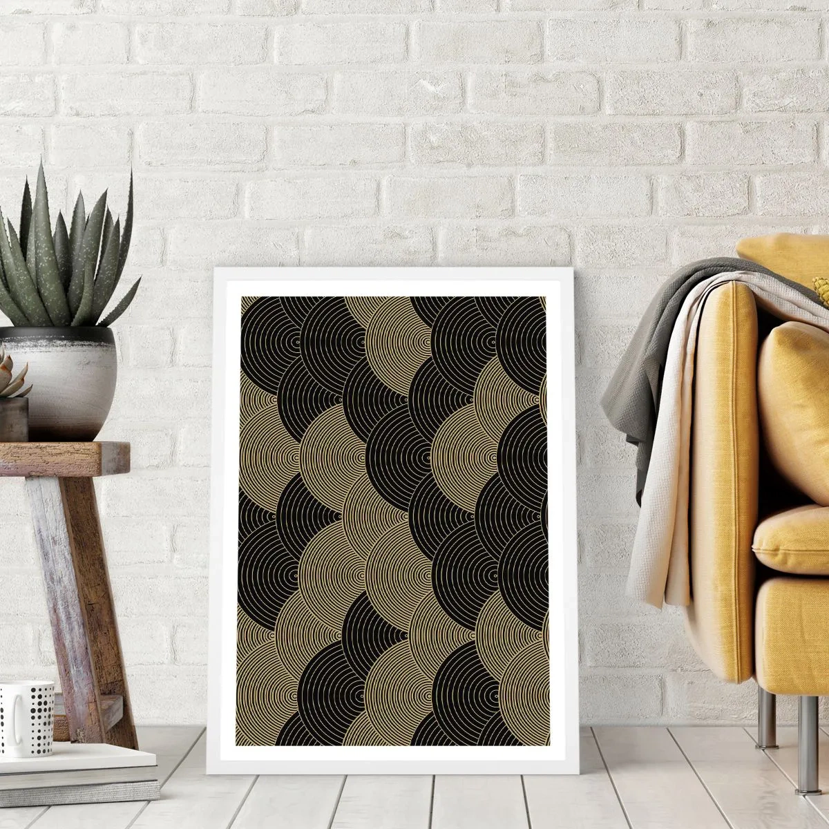 Poster in cornice bianca - Unità nella molteplicità - 50x70 cm