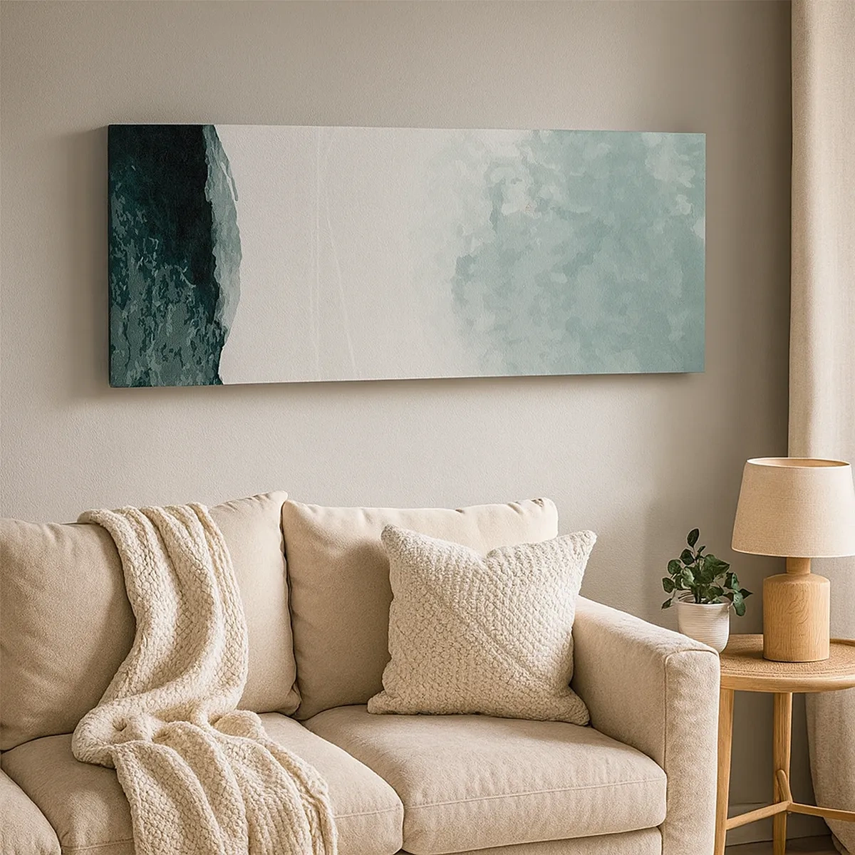 Quadro su tela - Stampe su Tela - Incontro con la nebbia - 30x30 cm