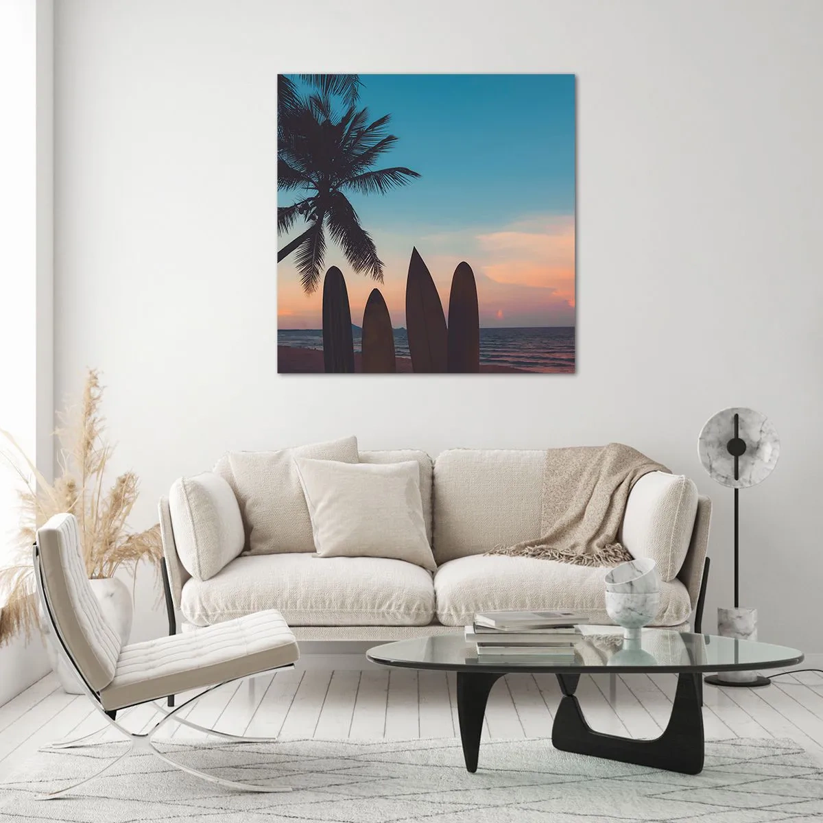 Quadro su vetro - Domani anche ci divertiamo - 70x70 cm