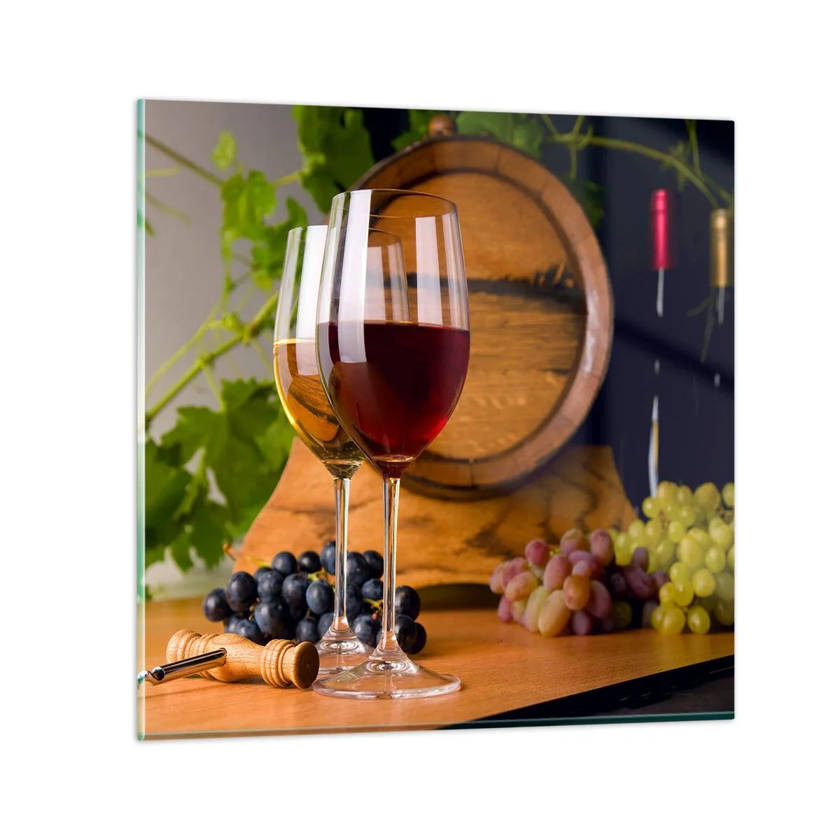 Quadro su vetro - Come presso gli antichi conoscitori - 30x30 cm