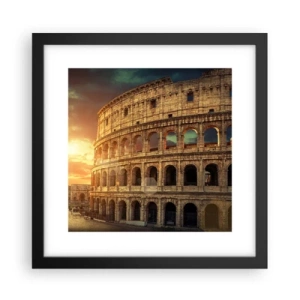 Poster in cornice nera - Impressione colossale - 30x30 cm
