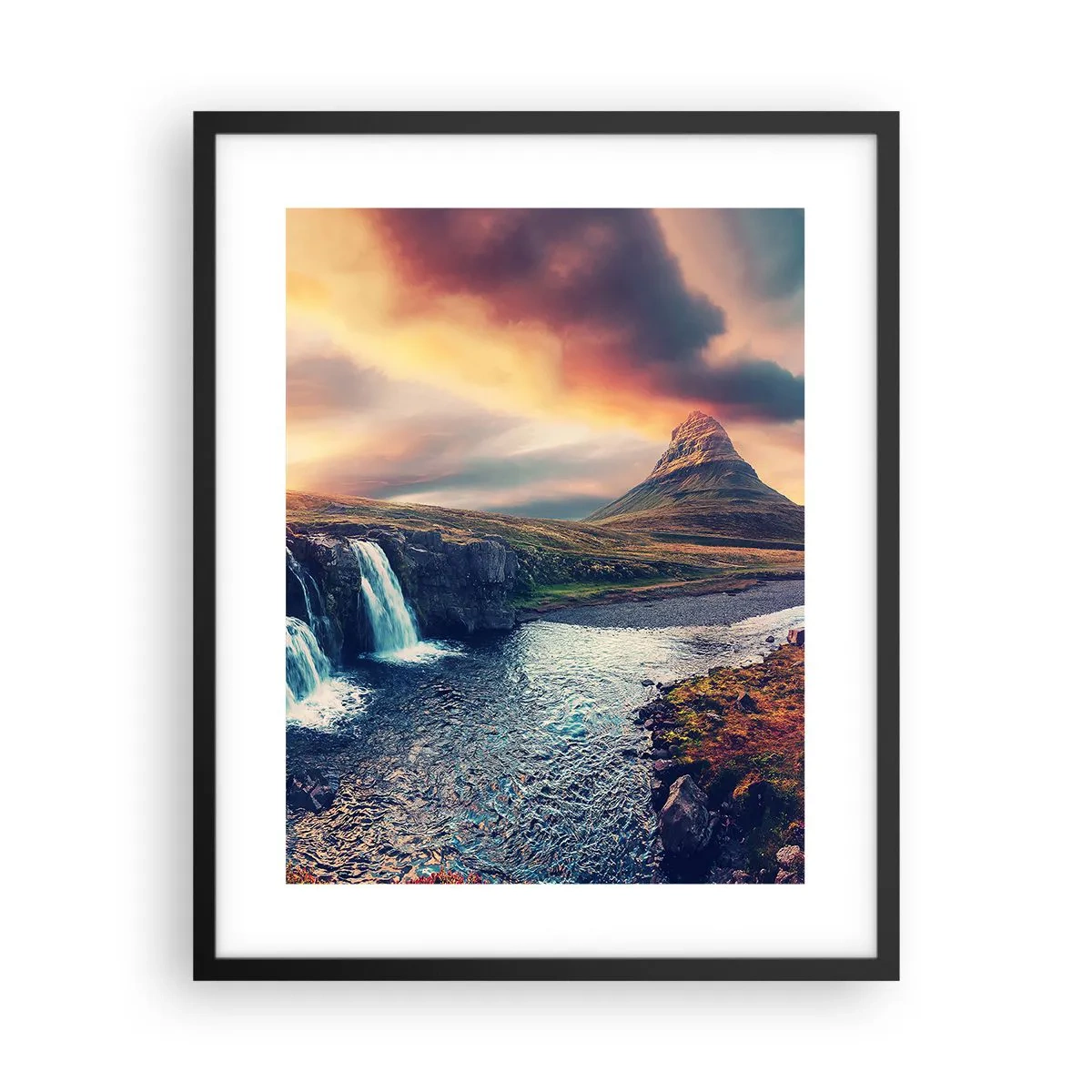 Poster in cornice nera - Nella maestà della natura - 40x50 cm