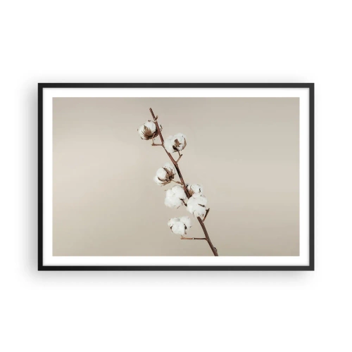 Poster in cornice nera - Alla fonte della morbidezza - 91x61 cm